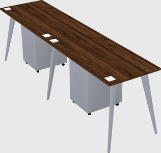 Bureau rectangulaire moderne