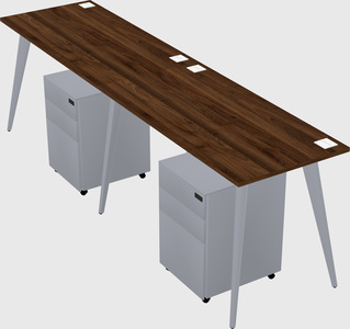 Bureau rectangulaire moderne