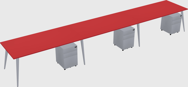 Bureau rectangulaire moderne