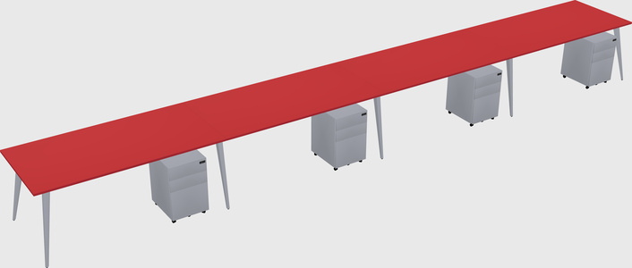 Modern rectangular office desk