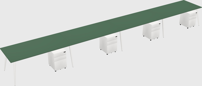Bureau rectangulaire moderne