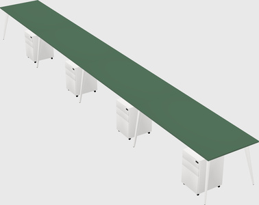 Bureau rectangulaire moderne
