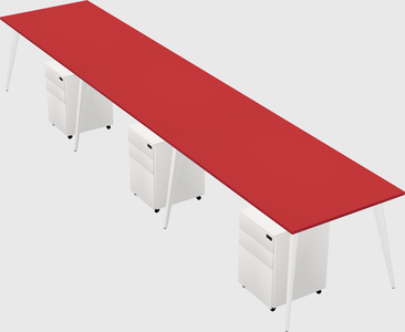 Modern rectangular office desk