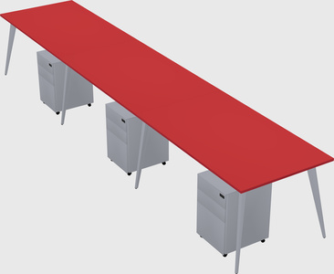 Bureau rectangulaire moderne
