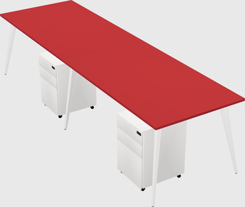 Bureau rectangulaire moderne