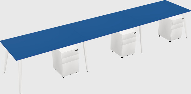Bureau rectangulaire moderne