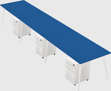 Bureau rectangulaire moderne