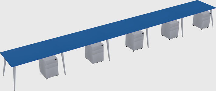 Modern rectangular office desk