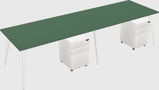 Bureau rectangulaire moderne