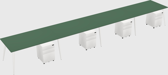 Modern rectangular office desk