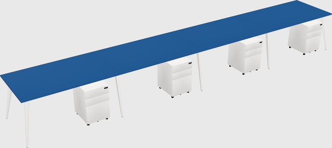Modern rectangular office desk