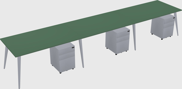 Modern rectangular office desk