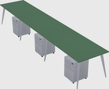 Modern rectangular office desk