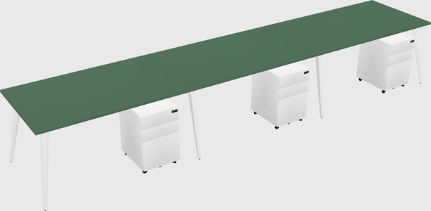 Modern rectangular office desk