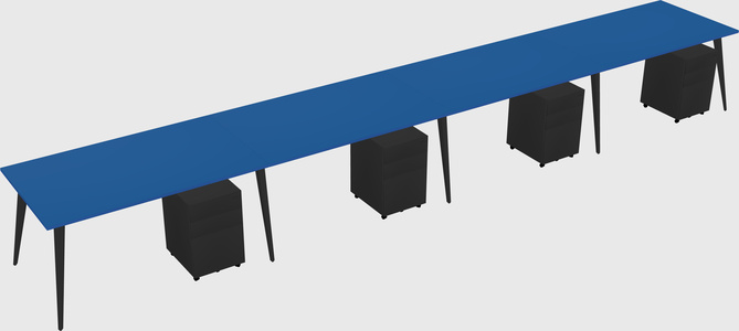 Modern rectangular office desk