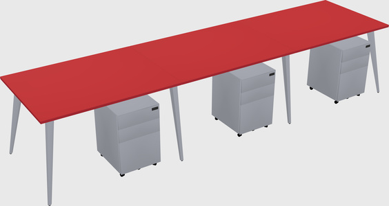 Modern rectangular office desk
