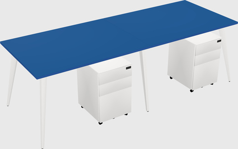 Bureau rectangulaire moderne