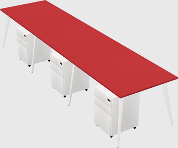 Modern rectangular office desk