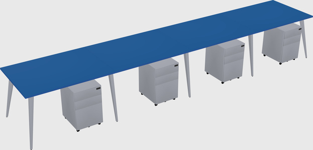 Modern rectangular office desk