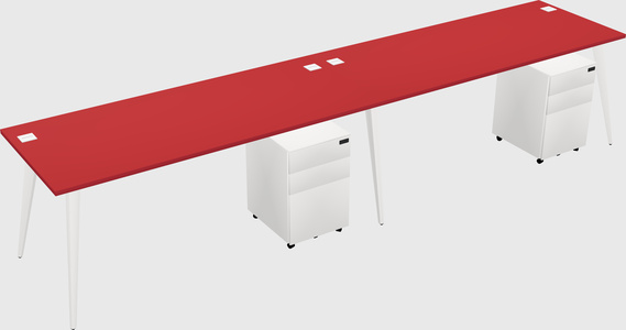 Bureau rectangulaire moderne