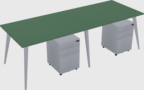 Modern rectangular office desk