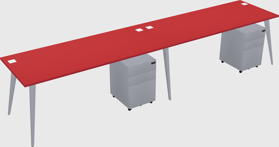 Modern rectangular office desk