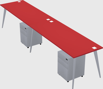 Modern rectangular office desk
