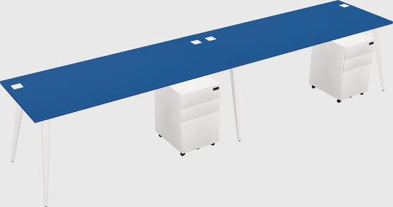 Modern rectangular office desk