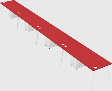 Modern rectangular office desk