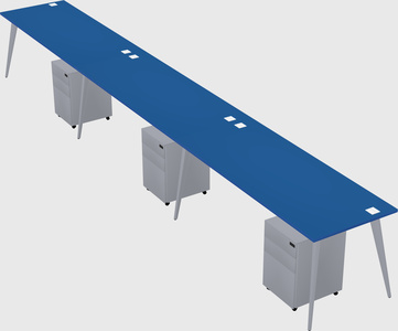 Modern rectangular office desk