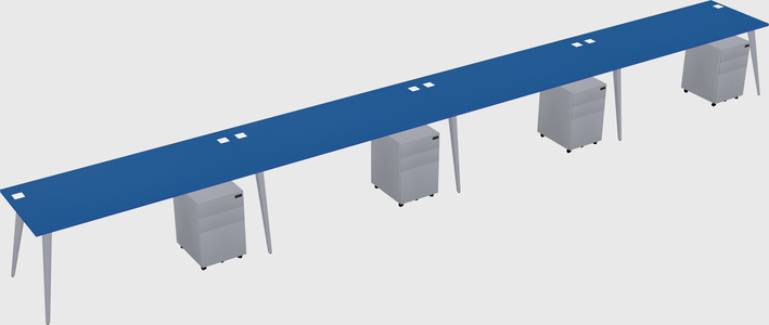 Modern rectangular office desk
