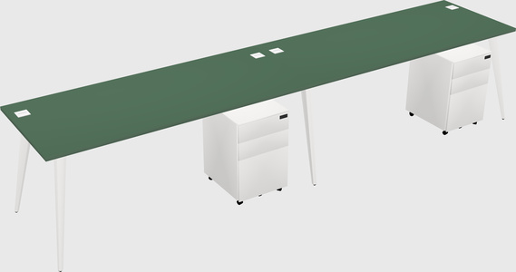 Bureau rectangulaire moderne