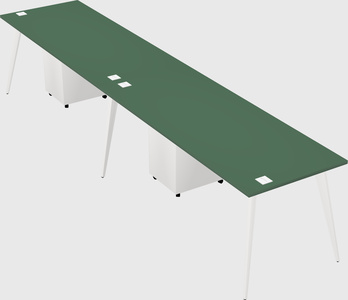 Bureau rectangulaire moderne