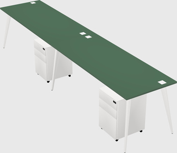 Bureau rectangulaire moderne
