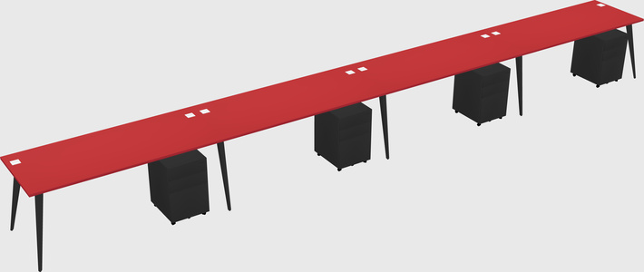 Modern rectangular office desk