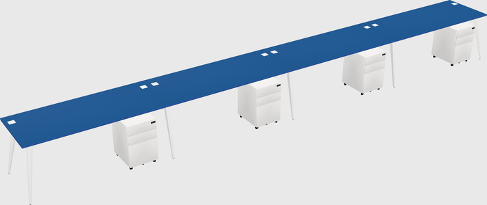 Modern rectangular office desk