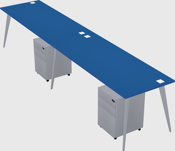 Modern rectangular office desk