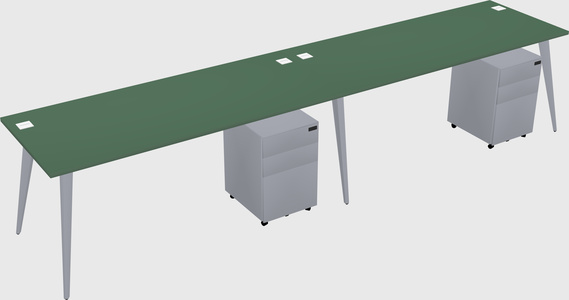 Modern rectangular office desk