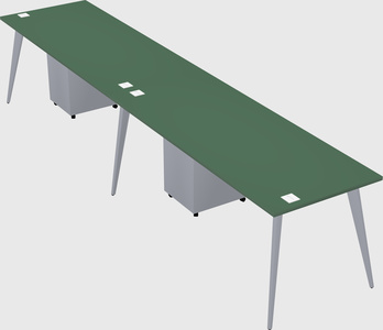 Modern rectangular office desk