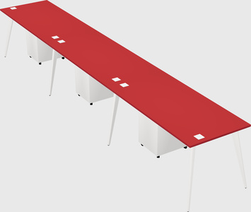 Bureau rectangulaire moderne