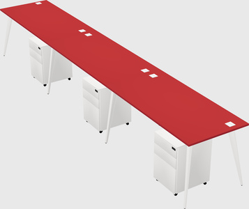 Bureau rectangulaire moderne