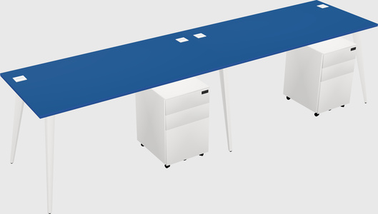 Modern rectangular office desk