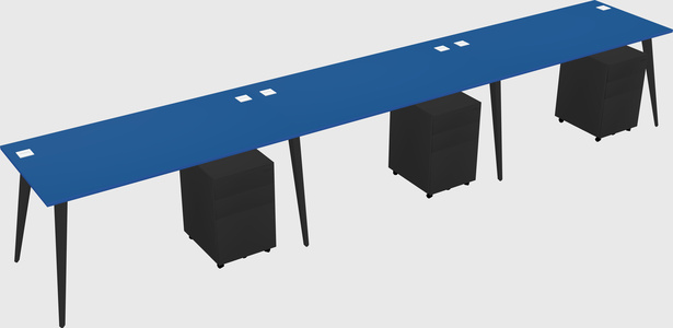 Modern rectangular office desk