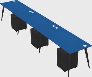 Modern rectangular office desk
