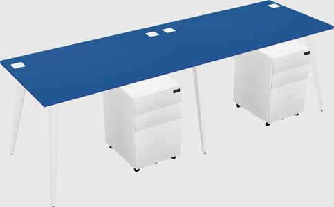 Modern rectangular office desk