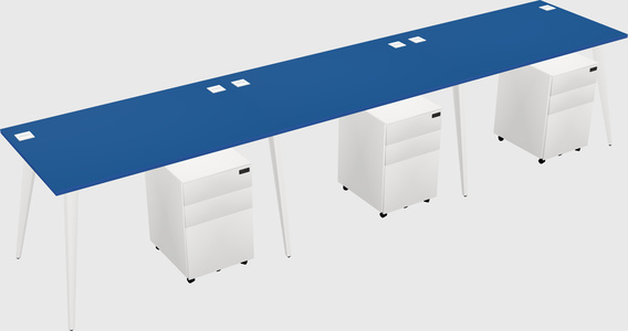 Modern rectangular office desk