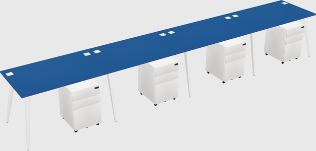 Modern rectangular office desk