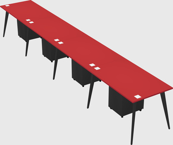 Modern rectangular office desk