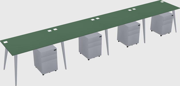 Modern rectangular office desk