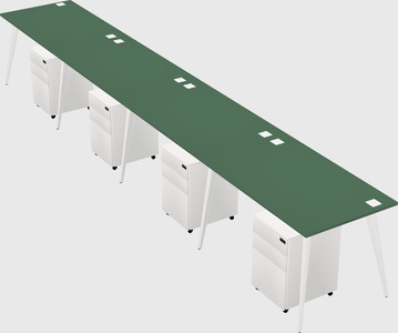 Modern rectangular office desk